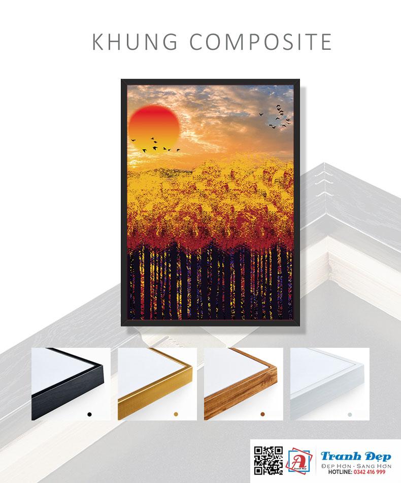 Tranh mica cao cấp Thuyền và biển - MK102