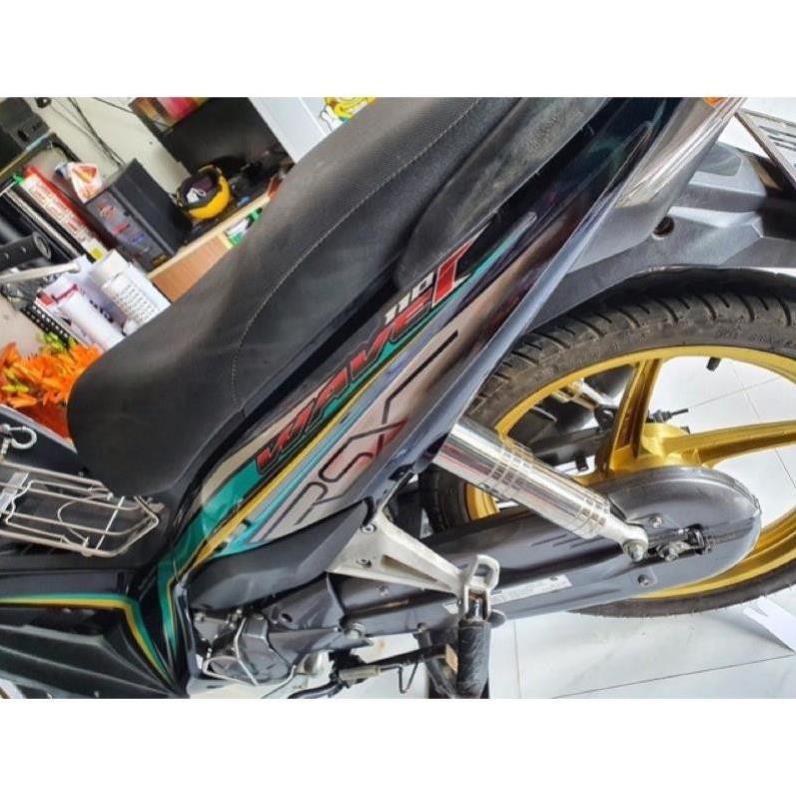 Tem xe Wave Rsx dán xe đen