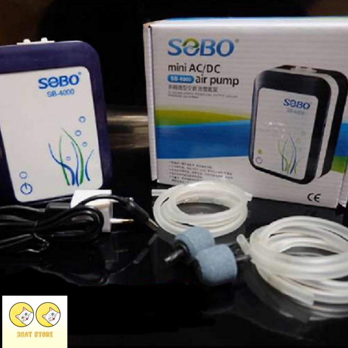 Máy sủi khí tích điện mini SB-4000