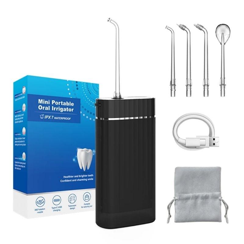 Máy tăm nước nhỏ gọn công suất mạnh mẽ TEKKIN MS18 3 chế độ bảo hành 12 tháng - hàng chính hãng