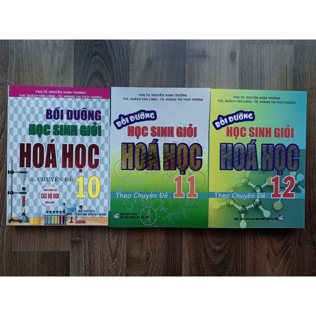 Sách - Combo Bồi Dưỡng Học Sinh Giỏi Hóa Học Theo Chuyên Đề Lớp 10, 11, 12