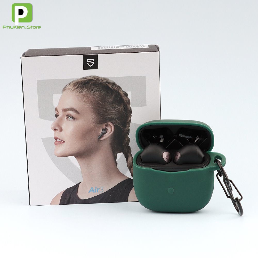 Case cho nghe Soundpeats Air 3, chống sốc chống trầy bảo vệ tai nghe như mới