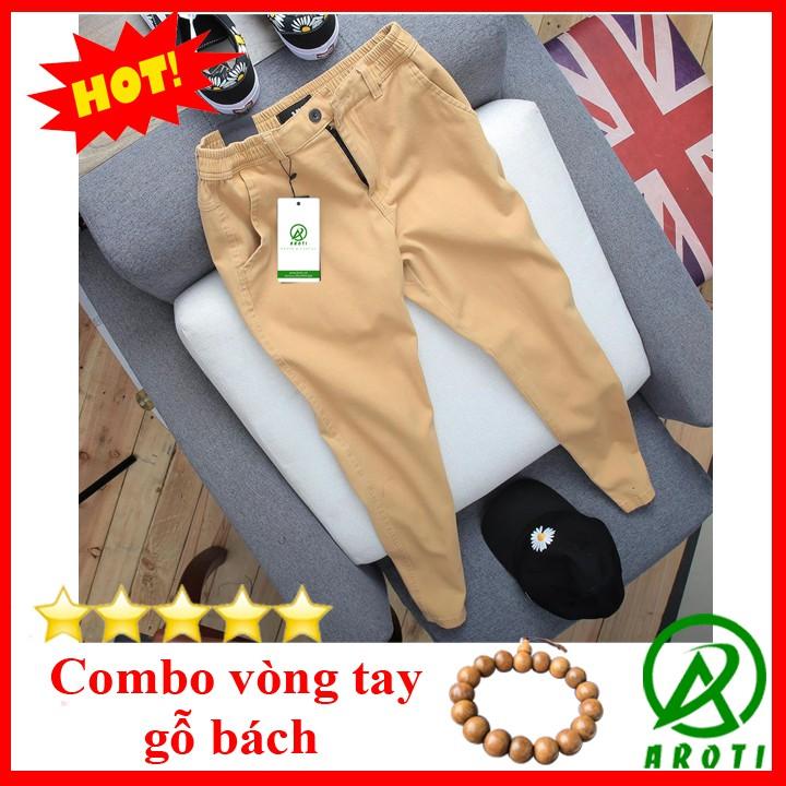 Quần Kaki Nam Đẹp Dáng Hàn Lưng Thun Tiện Dụng Form Slim Fit Cực Đẹp QK045+GB