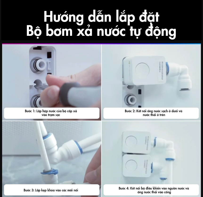 Bộ bơm xả nước tự động - Dành riêng cho Dreame L20 Ultra - Hàng chính hãng