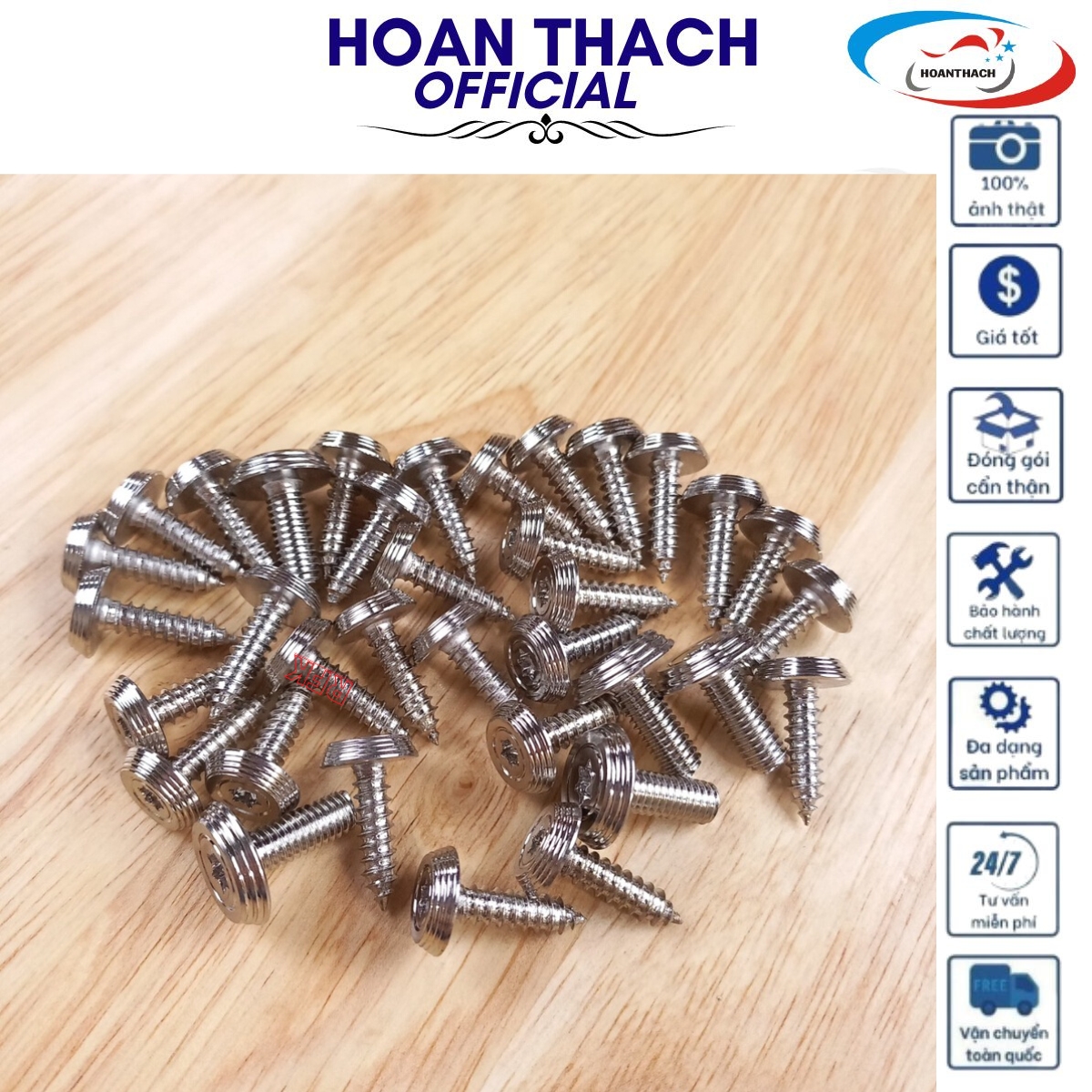 Bộ Ốc Áo Mẫu Thái Inox 304 cho xe máy Exciter 135 2010 ( 35 con ), HOANTHACH SP017370