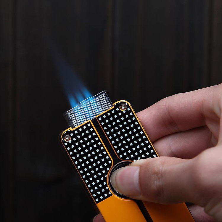 Vỏ Hộp Quẹt Bật Lửa Khò 3 Tia  COB-001 Tích Hợp Đục Thiết Kế Hiện Đại Sang Trọng