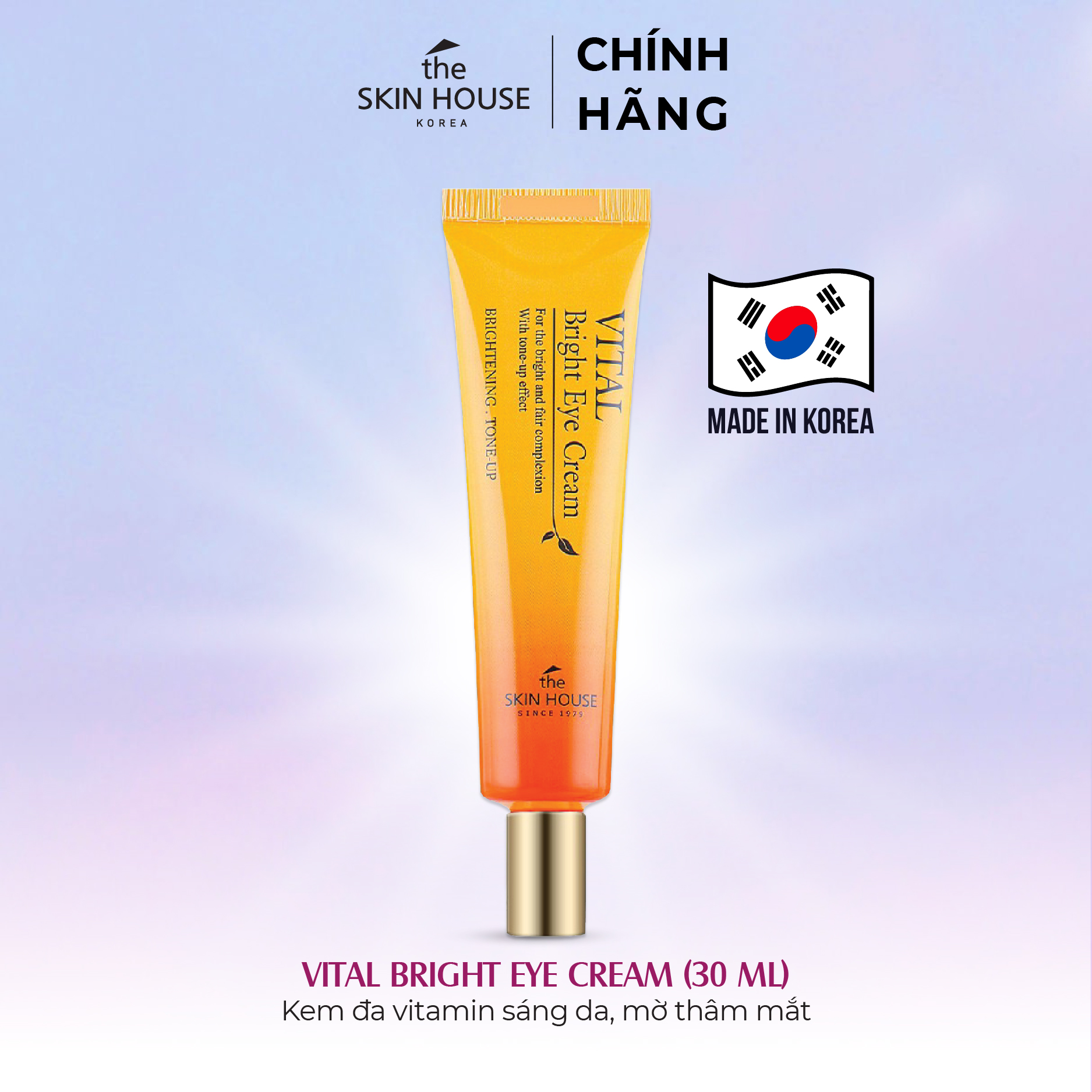 T53 Kem đa vitamin sáng da, mờ thâm mắt - VITAL BRIGHT EYE CREAM 30ml