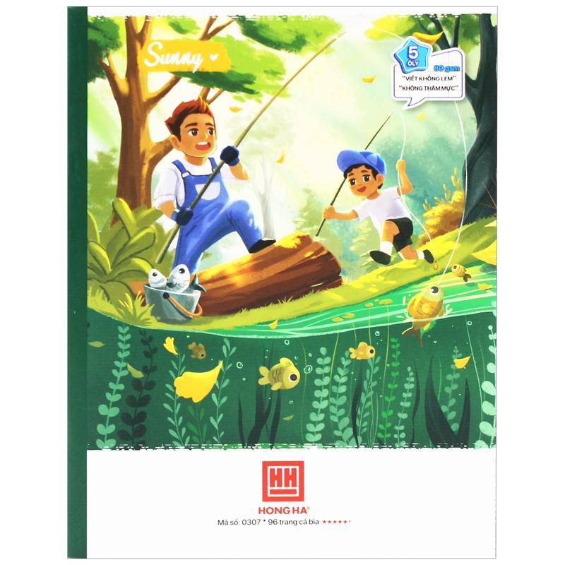 Vở 5 Ô Ly 96 Trang 80gsm Class Sunny - Hồng Hà 0307
