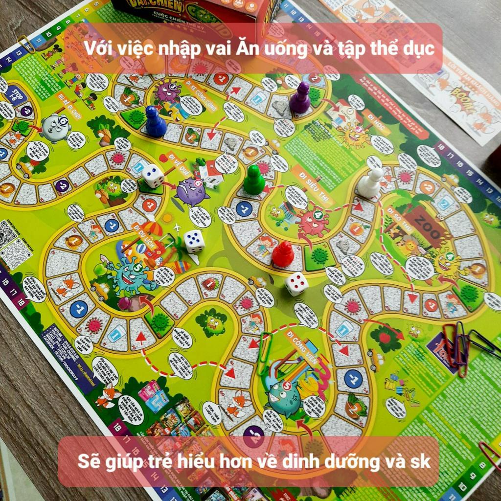 Đồ Chơi Board Game - Đại Chiến Covid - Foxi