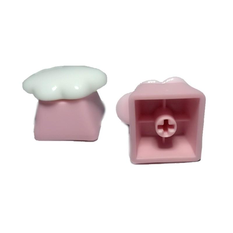HSV 1PC DIY Keycap Cute Pure Lovely Sweets Candy Keycap Mechanical Keyboard Keycap R4 Pink Key Cap Pink Sweets Candy keycaps