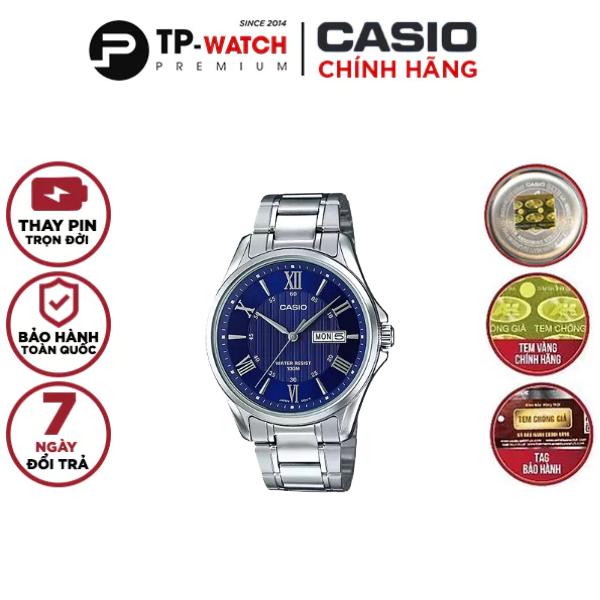 Đồng Hồ Nam Dây Thép Casio Standard MTP-1384D-2A Chính Hãng - MTP-1384D-2AVDF