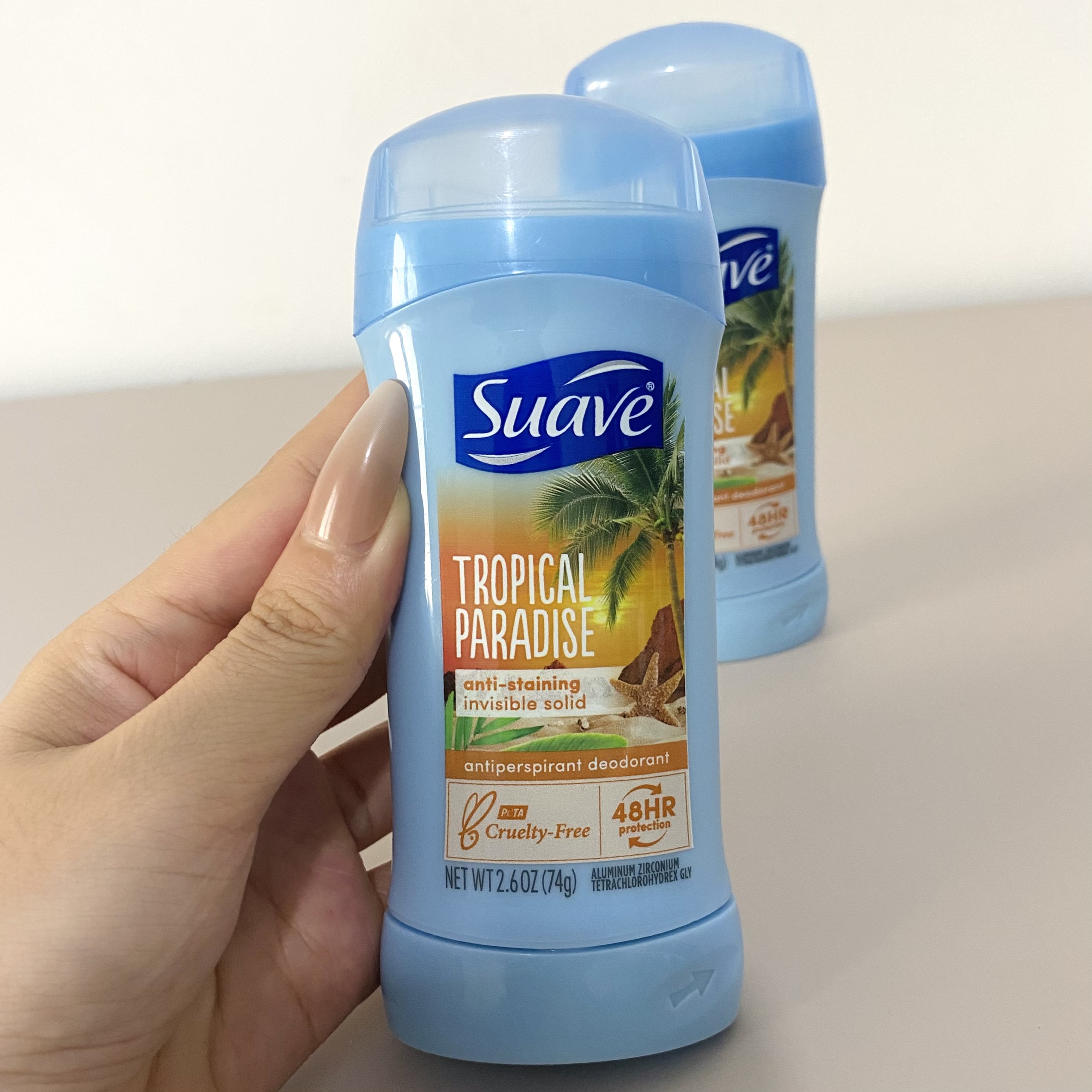 Lăn khử mùi Suave 48 Hour Protection Tropical Paradise 74g Nhập Mỹ