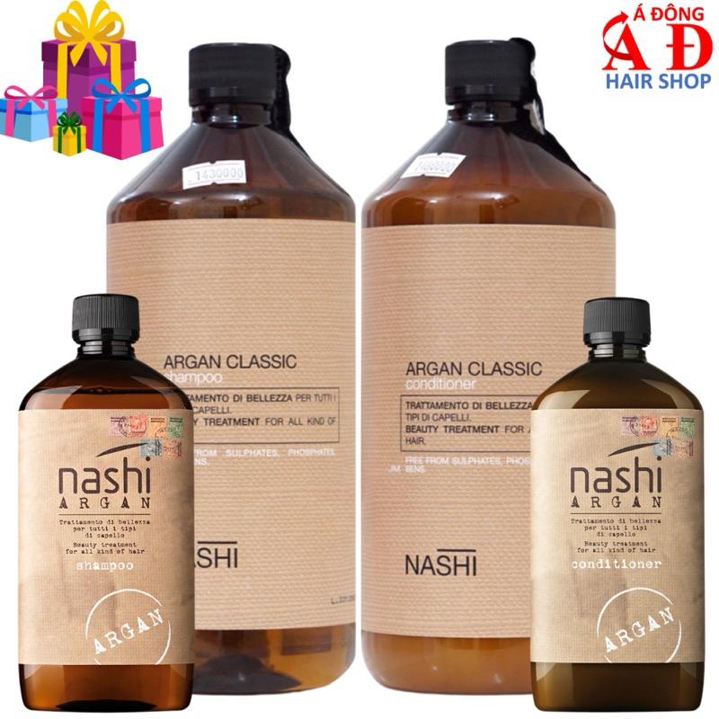 DẦU GỘI XẢ PHỤC HỒI HƯ TỔN NASHI ARGAN CLASSIC ITALY