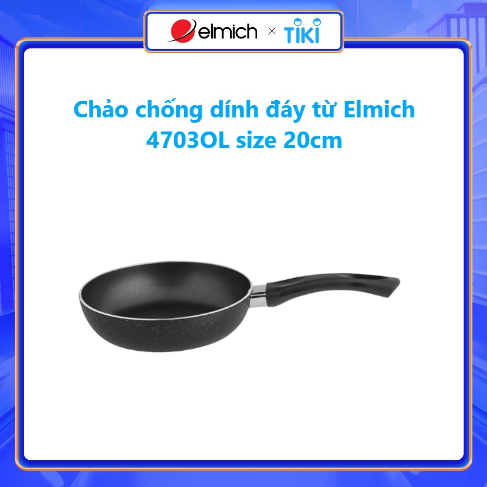 Chảo chống dính đáy từ Elmich 4703OL size 20cm