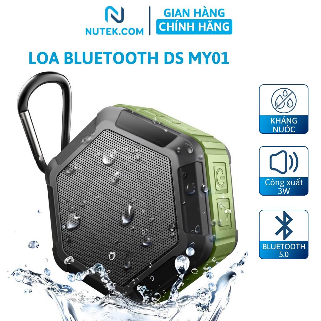 Loa bluetooth mini NUTEK MY01 xách tay chống thấm nước, nhỏ gọn dễ dàng mang theo đi du lịch
