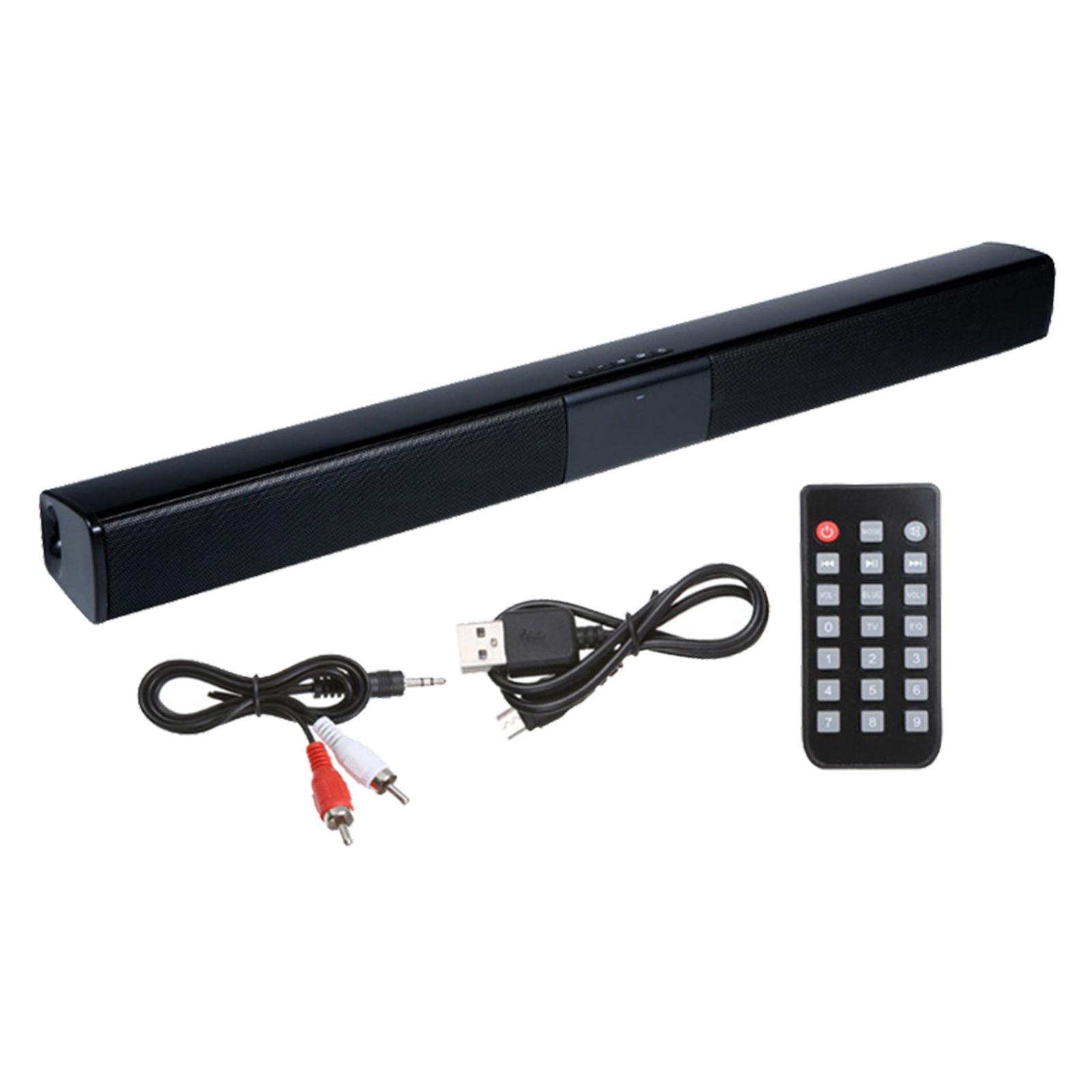 Remote Control Soundbar TV Sound Wired and Wireless Bluetooth Enhanced Bass