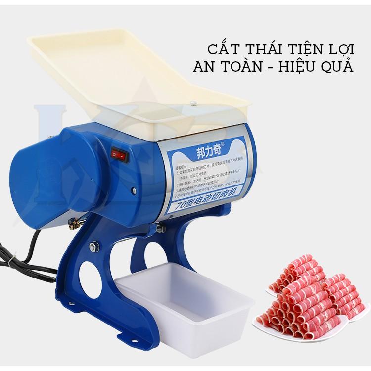 Máy thái thịt RS-70D, hỗ trợ thái thịt làm nem tai nem thính