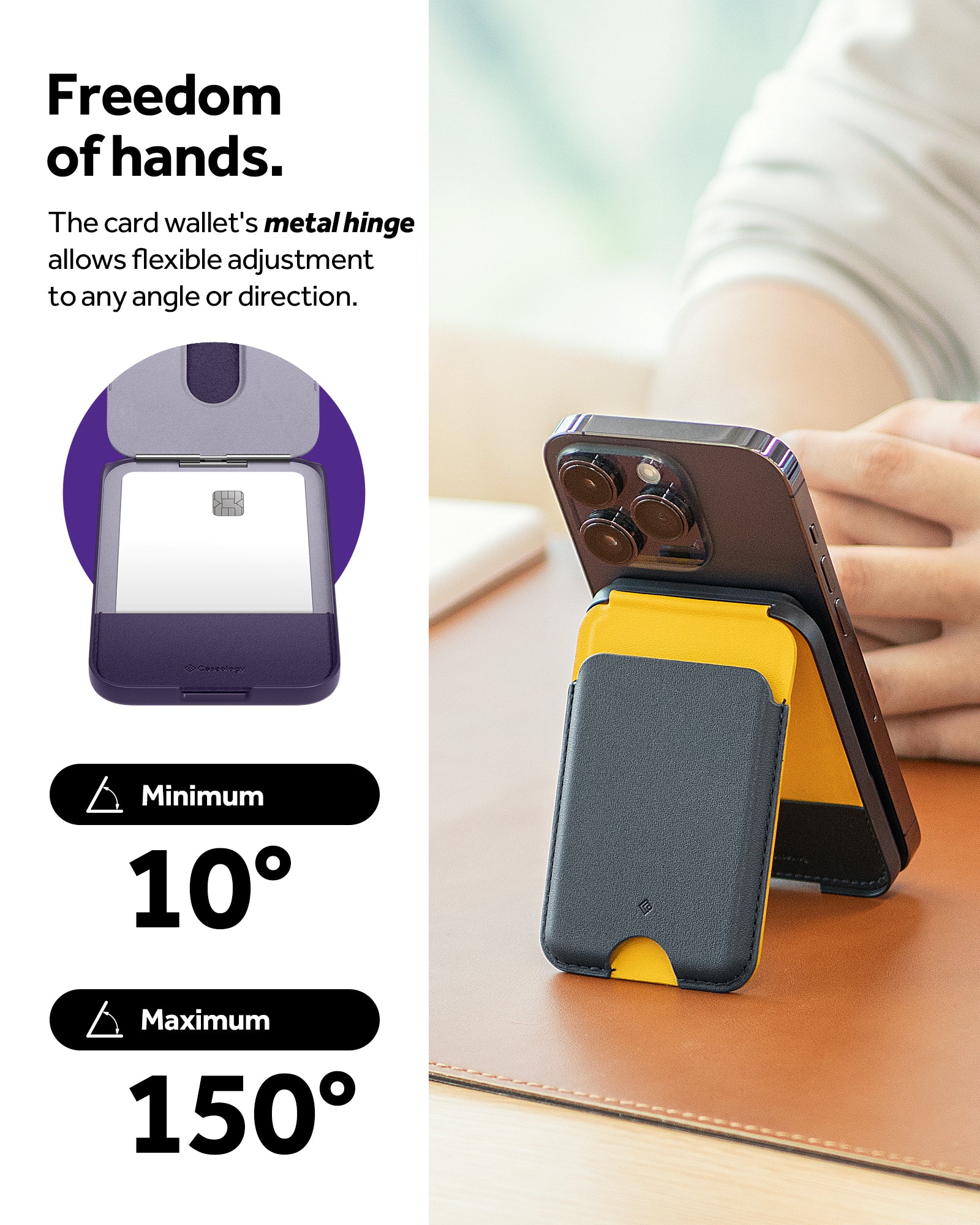 Ví kiêm chân chống thời trang Spigen Caseology Nano Pop V2 - Hãng chính hãng