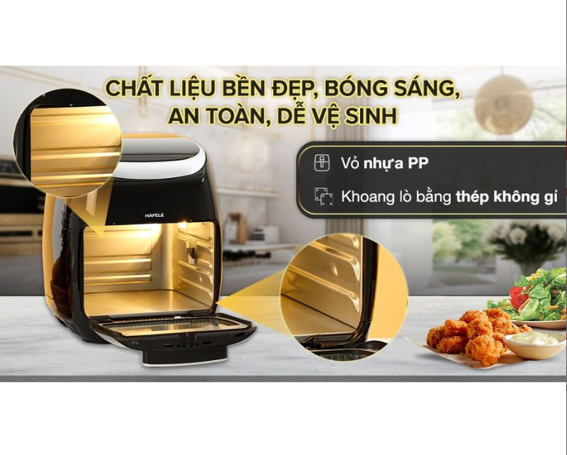 [ Hàng Chính Hãng ] Nồi chiên không dầu 11 lít Hafele HS-AF1102B (535.43.715) - BH 12 tháng
