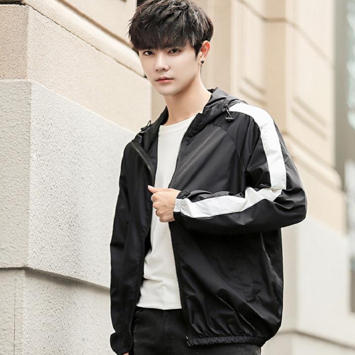 Áo Khoác Bomber Dù 2 Lớp Phối Sọc Varsity Jacket Form Rộng Nam Nữ Unisex - Trẻ Trung Năng Động Ulzzang