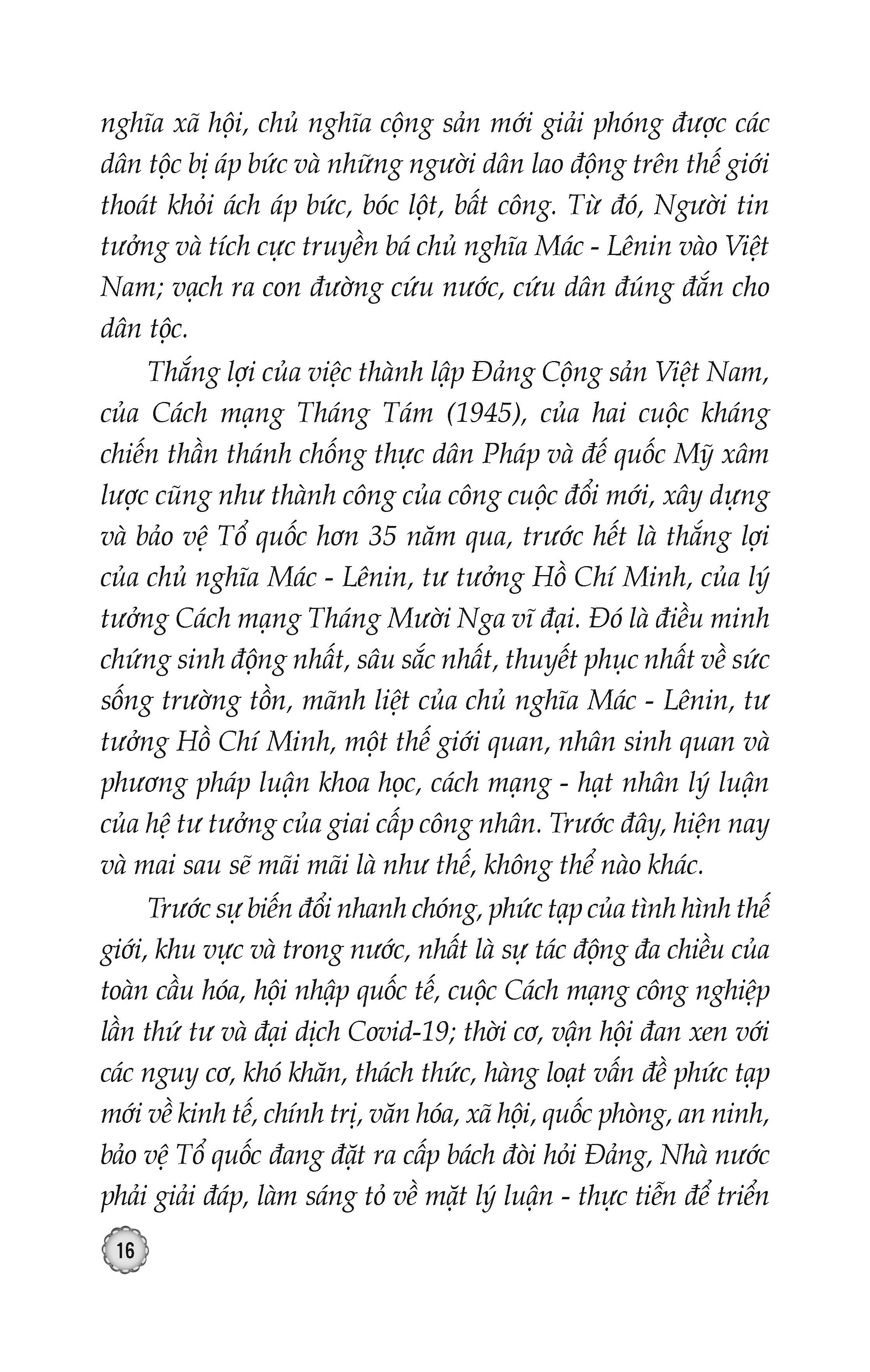 Bảo Vệ Nền Tảng Tư Tưởng Của Đảng Tiếng Gọi Từ Trái Tim, Mệnh Lệnh Của Cuộc Sống