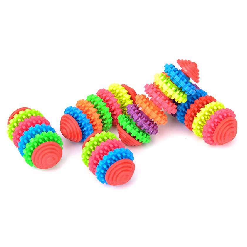 Đồ chơi cao su cho chó gặm sạch răng (mầu ngẫu nhiên) - Genyo Toy 027