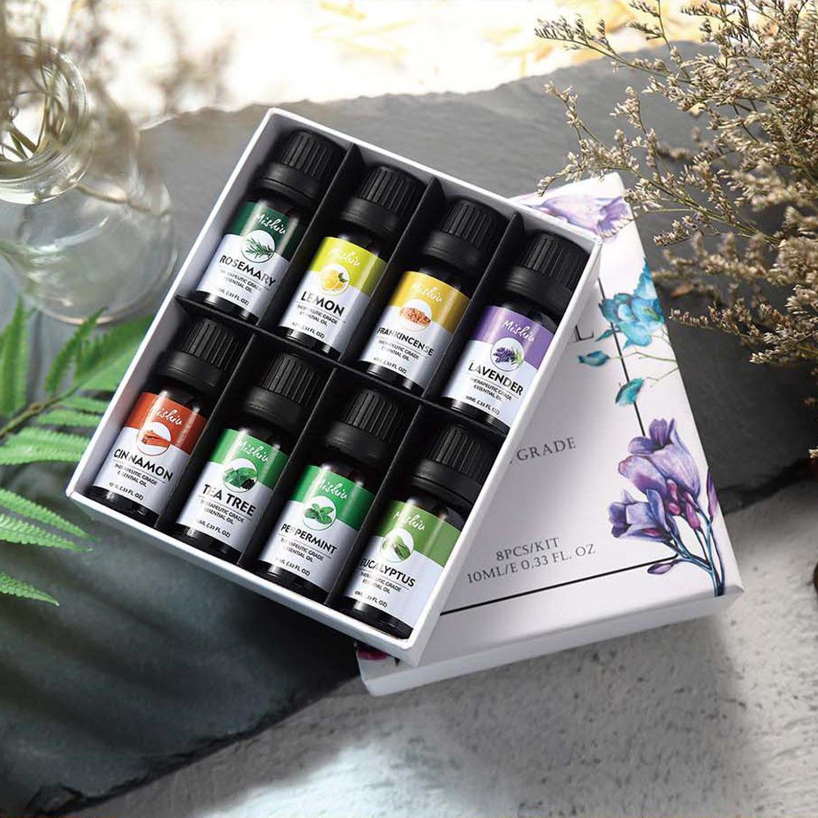 1Set Natural Essential Oils Kit for Humidifier Hair Care 10ml