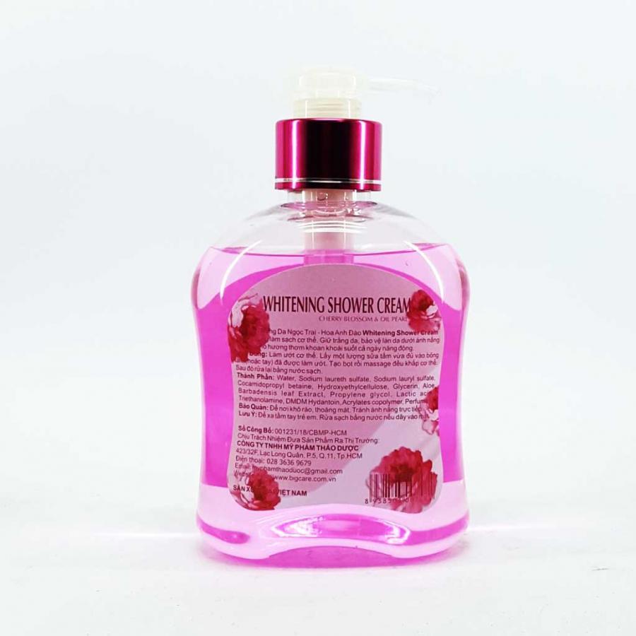 Sữa Tắm Dưỡng Da Whitening Shower Cream With Organic Cherry Blossom and Organic Oil Pearls 300ml