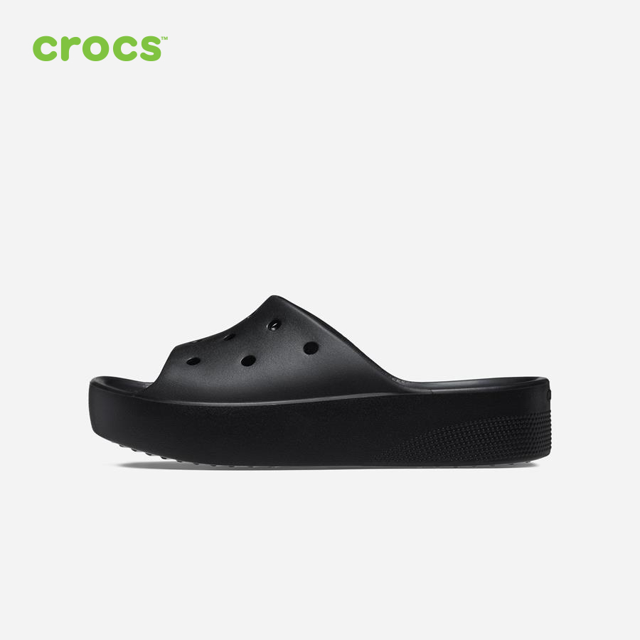 Dép quai ngang nữ Crocs Classic Platform - 208180-001