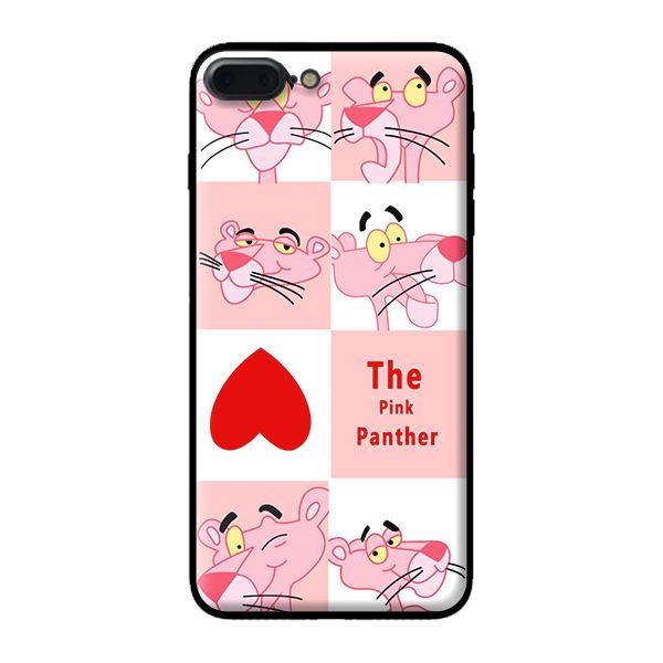 Ốp in cho iPhone 8 Plus Báo Hồng - Hàng chính hãng