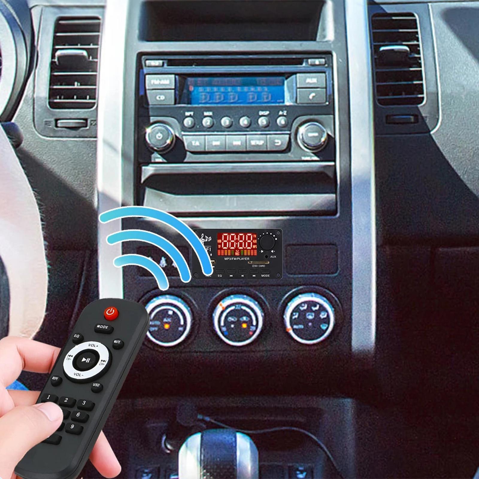 5.0 MP3 Player Decoding Board 2x40W Durable for DIY Speaker Car Remote A