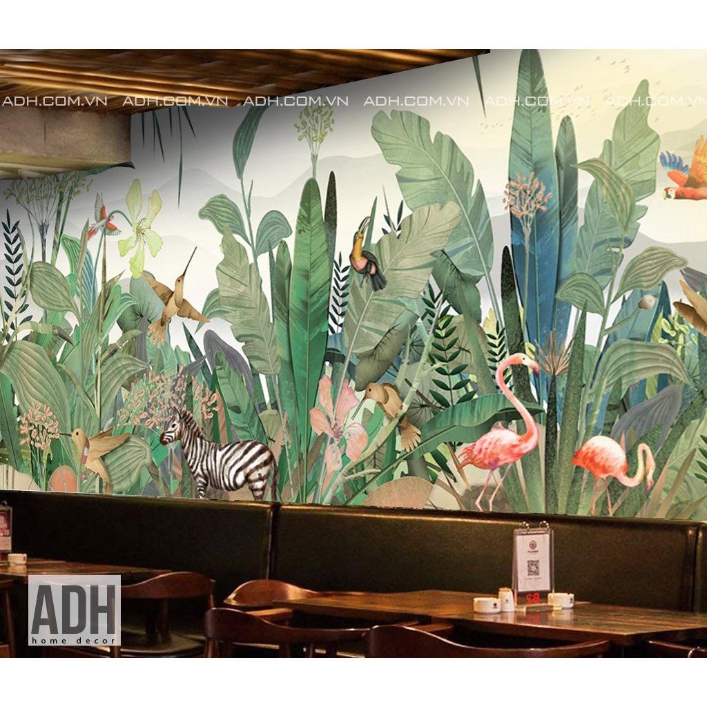Tranh dán tường tropical