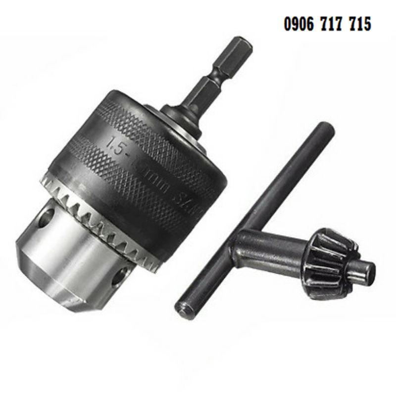 Đầu măng ranh máy khoan, đầu chuyển đổi máy bắn vít thành máy khoan đa năng 1.5mm-10mm loại tốt