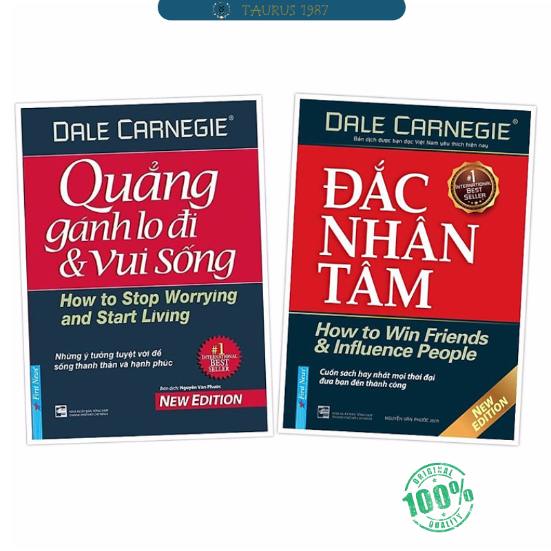 Combo Quẳng Gánh Lo Đi Và Vui Sống + Đắc Nhân Tâm (Bìa Cứng) - Dale Carnegie