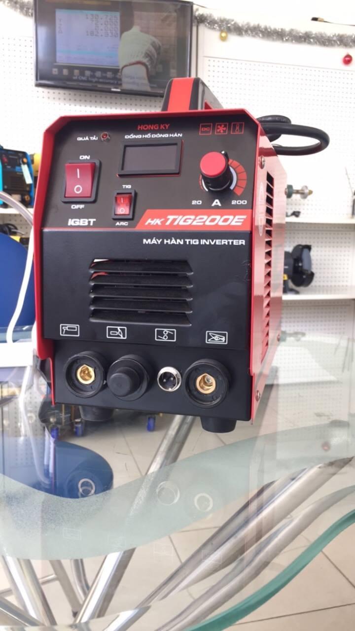 MÁY HÀN TIG DC MMA INVERTER 200 AMPE 220V HỒNG KÝ HKTIG200E - HÀNG CHÍNH HÃNG
