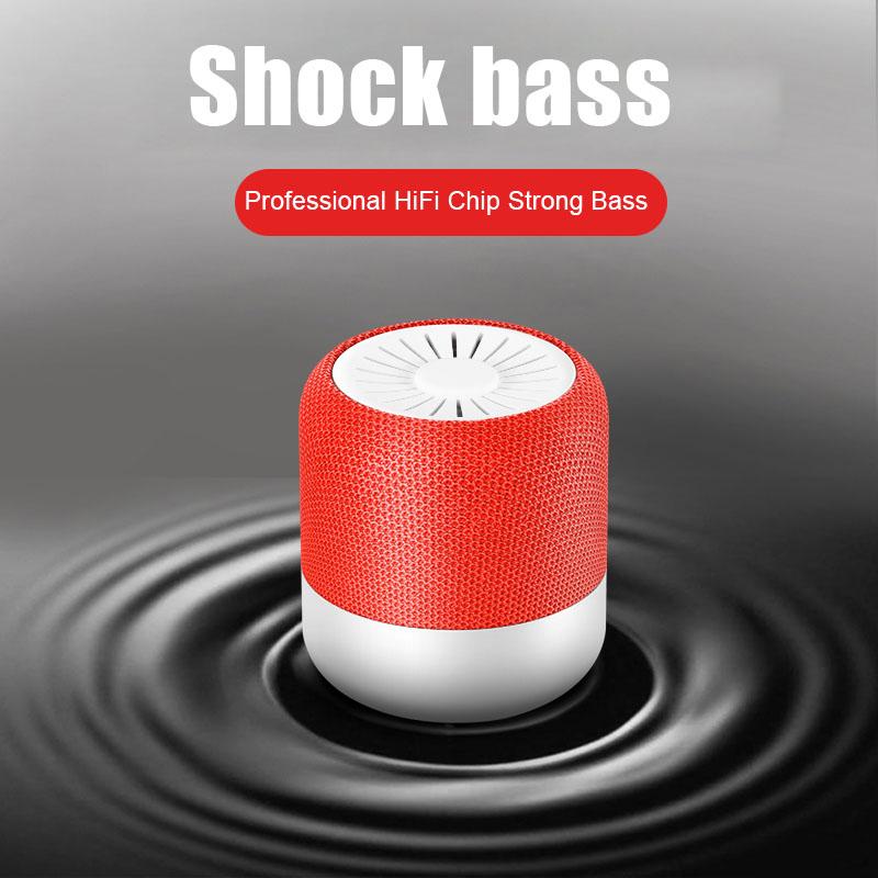 Loa Mini Mới Chất Lượng Cao Âm Thanh Bluetooth Thời Trang Di Động Không Dây TWS Cột Âm Thanh Ngoài Trời Trung Tâm Âm Nhạc Siêu Trầm Siêu Trầm Màu sắc: Đen