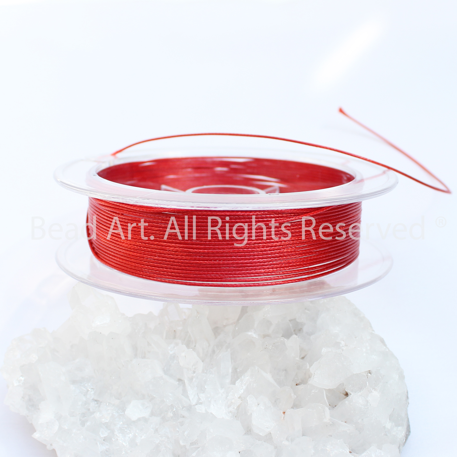 0.5MM/1MM Dây Sáp Bóng Màu Đỏ, Dùng Thắt Vòng Tay, Dây Đeo, Vòng Cổ, Trang Sức - Bead Art