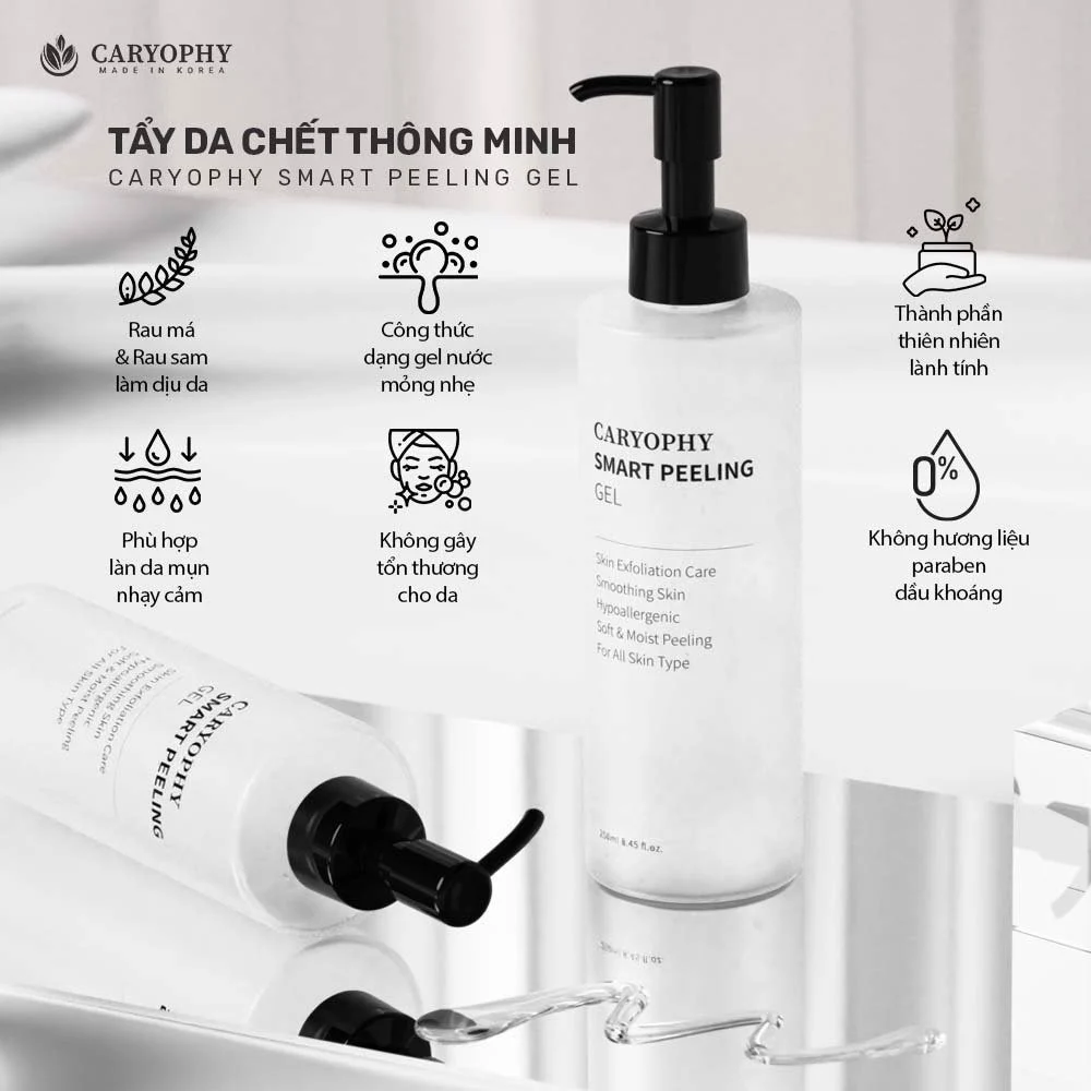 Tẩy da chết Caryophy Smart Peeling Gel 250ml