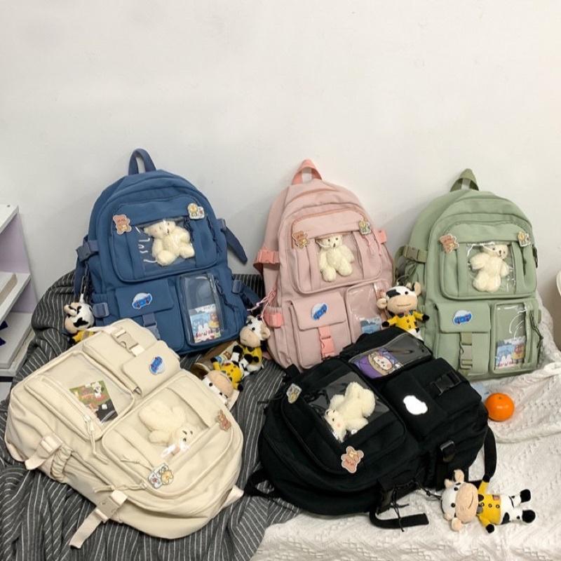 Balo Ulzzang Hàn Quốc nam nữ chống nước, balo đi học Ulzzang 604ULZ