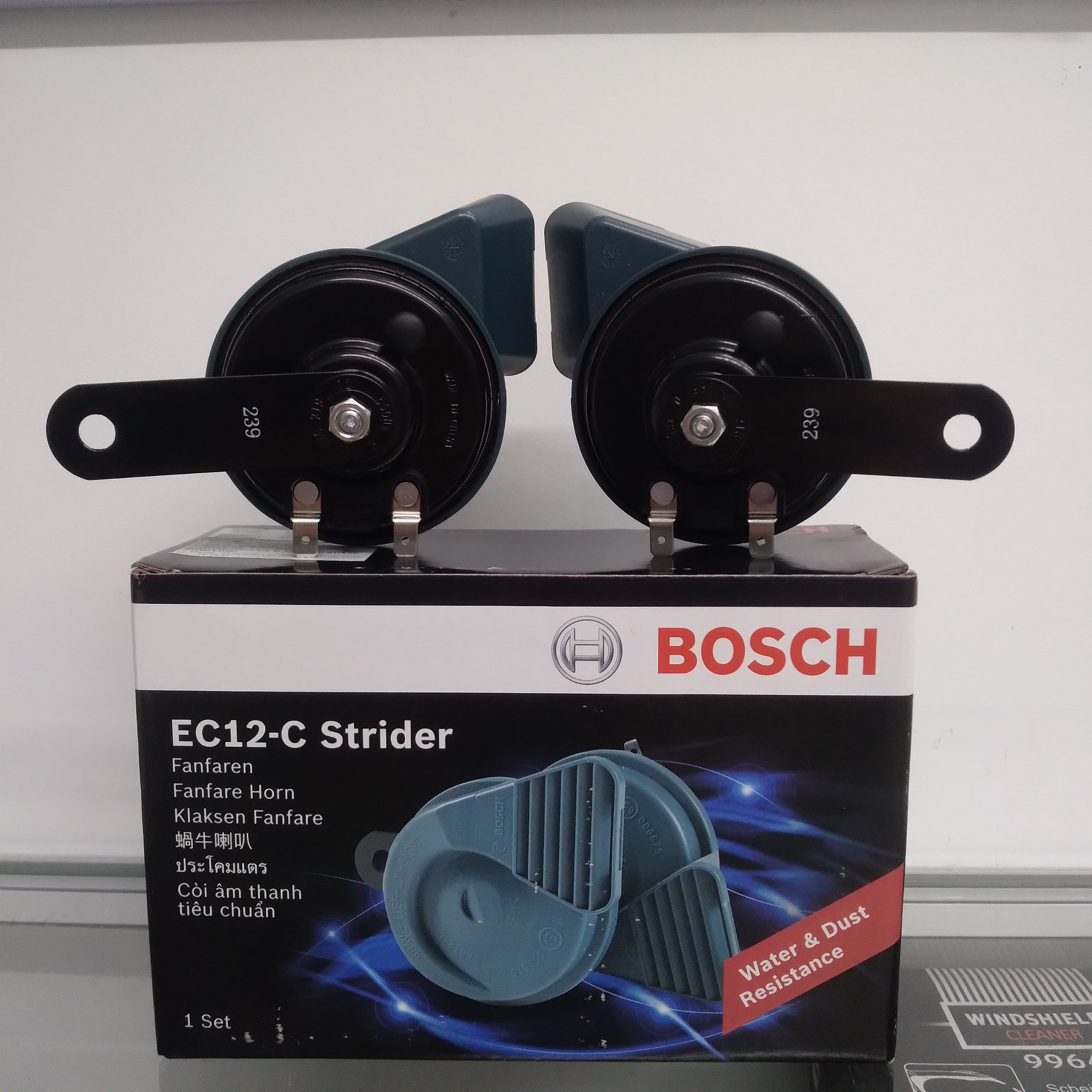 Còi Ô tô Xe Tải - Còi Chống Nước BOSCH EC12C Strider Horn - Hàng Chính Hãng