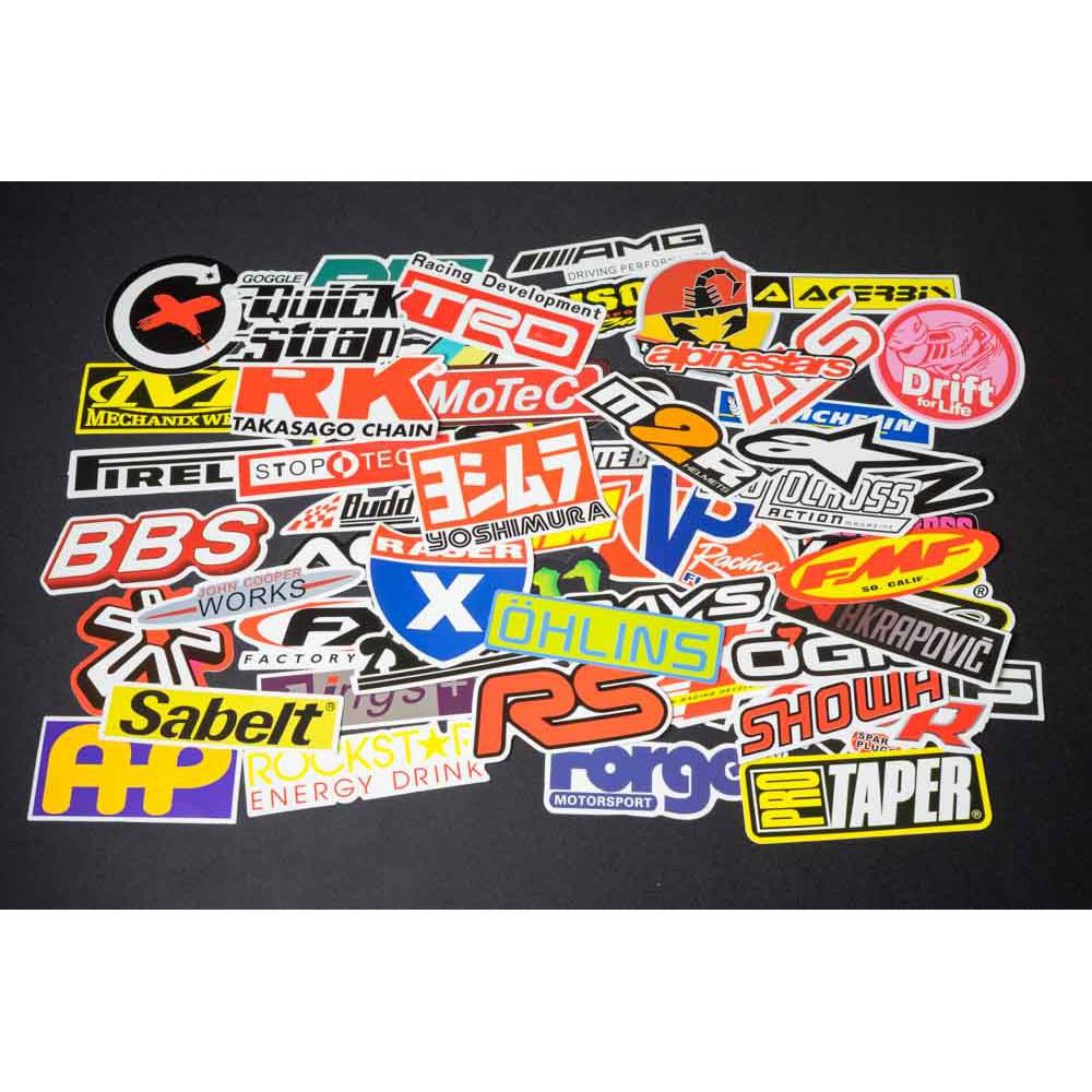 Bộ 10 20 50 sticker dán xe máy  stickers cao cấp trang trí Vali Laptop Mũ Bảo Hiểm Xe Máy Xe Đạp Đàn