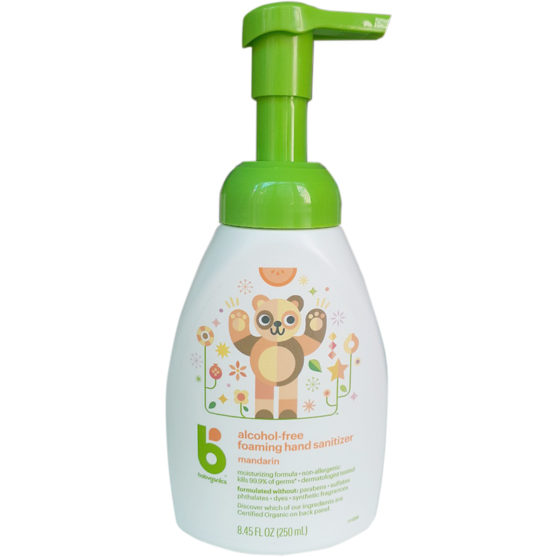 Nước rửa tay khô trẻ em Babyganics 250ml