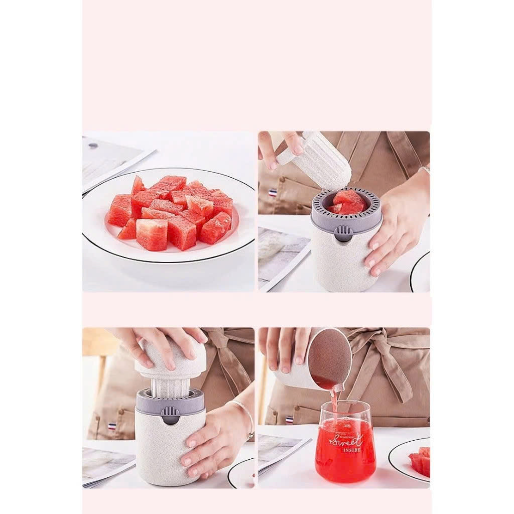 Bộ Dụng Cụ Vắt Cam Chanh Tiện Dụng An Toàn Cho Sức Khỏe Dụng Cụ Ép Nước Trái Cây - Máy Ép Các Loại Rau Củ - Chính Hãng màu ngẫu nhiên