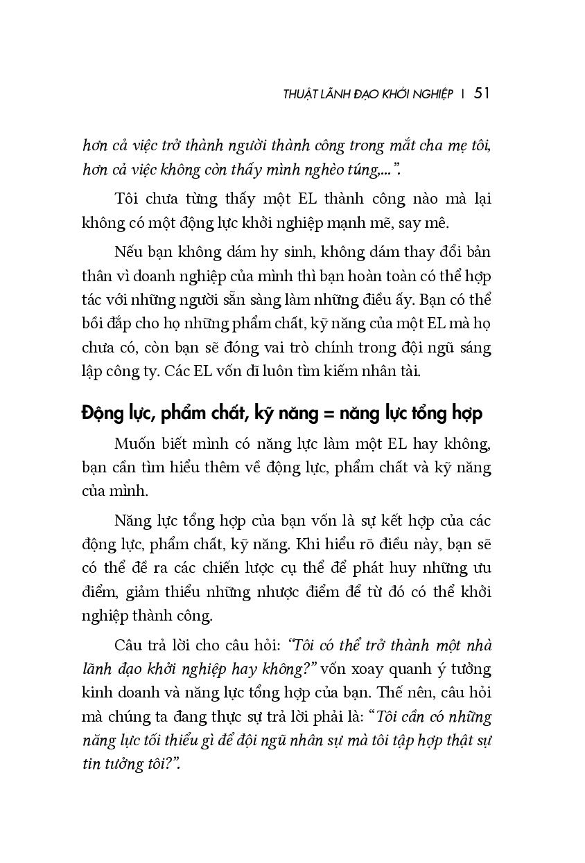 Thuật Lãnh Đạo Khởi Nghiệp - xây dựng một doanh nghiệp từ ý tưởng kinh doanh ban đầu đến lúc doanh nghiệp ấy có thể tạo ra lợi nhuận và tự tồn tại