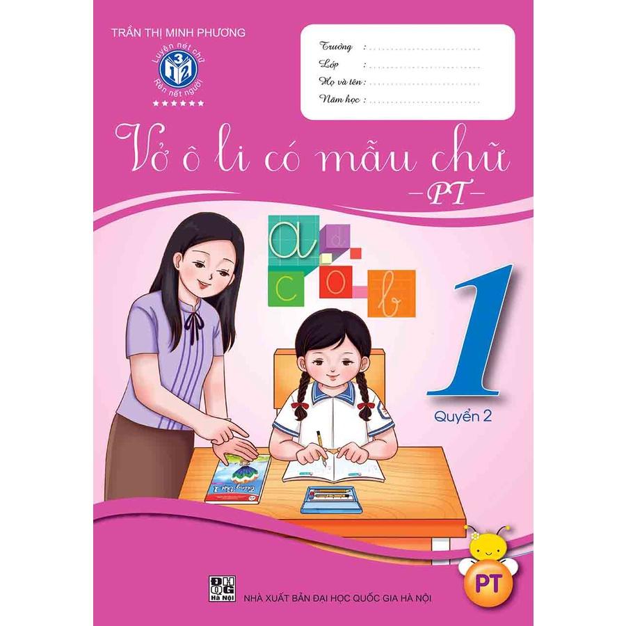 Vở Ô Ly có mẫu chữ lớp 1 Phát triển - (3 quyển - Bộ Cùng Học Để Phát Triển Năng Lực - tích hợp QR CODE)