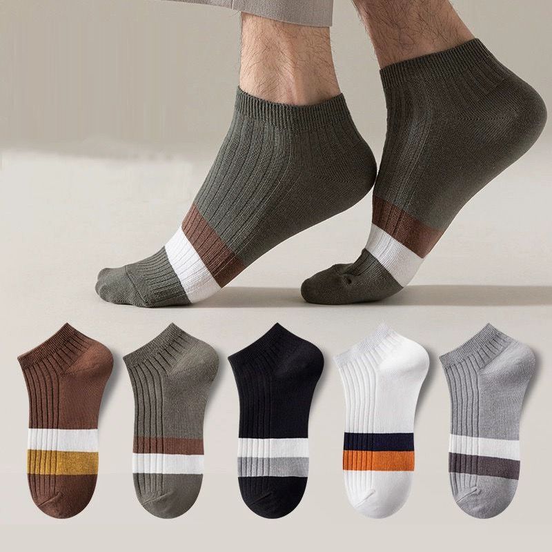 Combo 5 đôi Tất Nam cổ gắn Cotton Phong Cách Cổ Điển Mỹ 1993