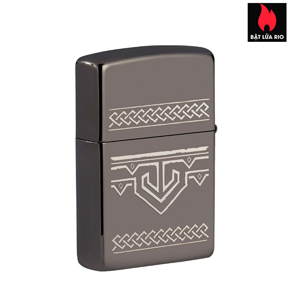 Bật Lửa Zippo 49302 – Zippo Odin Design Black Ice