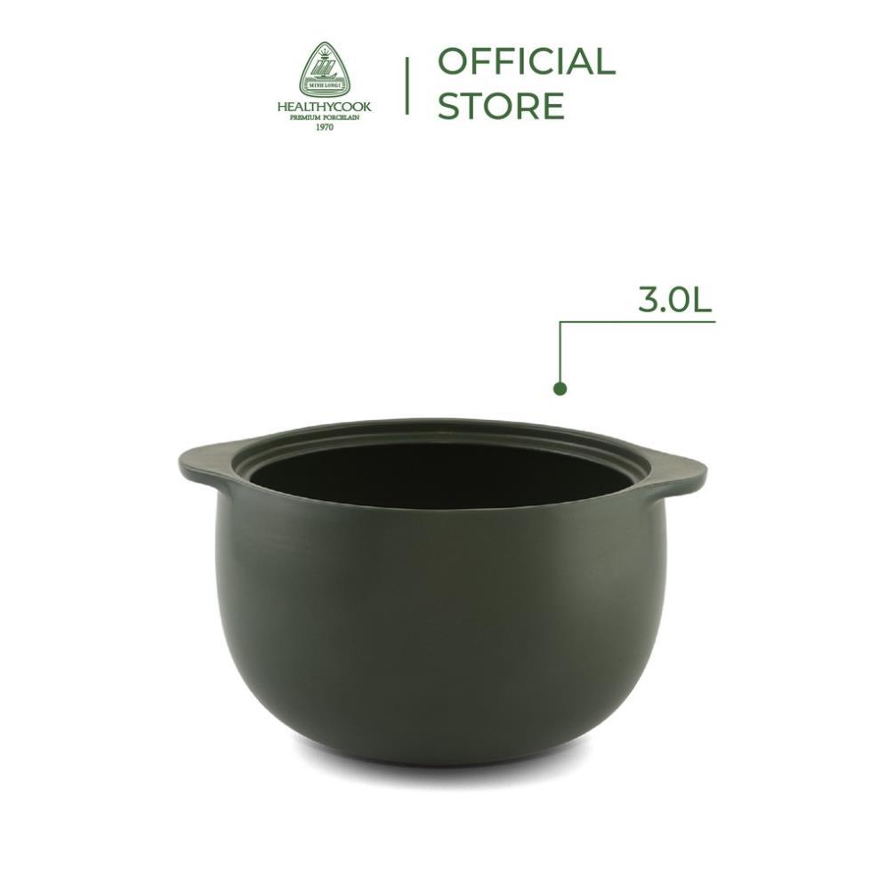 Nồi sứ dưỡng sinh Minh Long - Vesta 3.0 L + nắp
