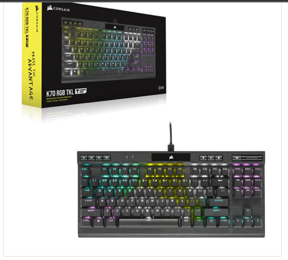 Hình ảnh Bàn phím Corsair K70 TKL CHAMPION SERIES RGB MX SPEED - NEW- HÀNG CHÍNH HÃNG