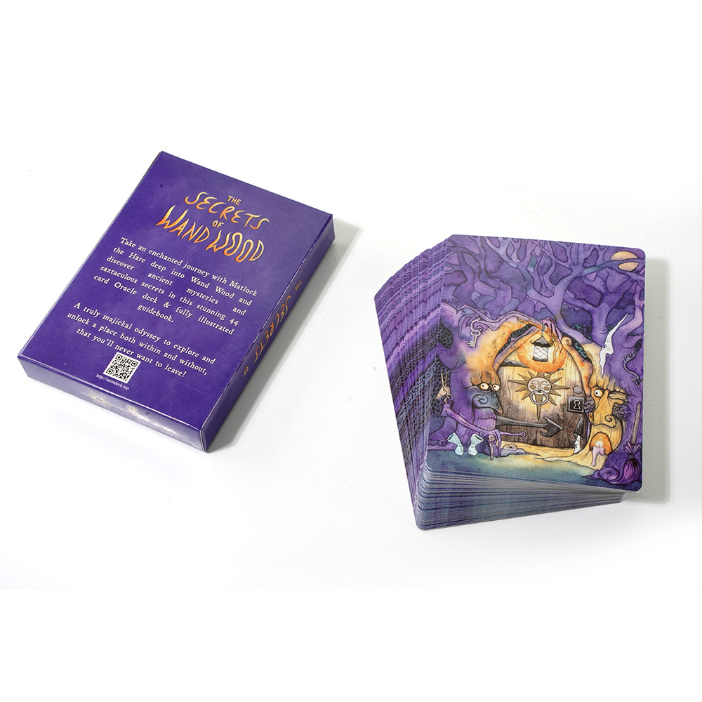 Bộ Bài Secrets Of Wand Wood Oracle 45 Lá Bài Tặng Đá Thanh Tẩy